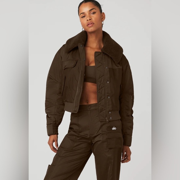 ALO Yoga Jackets & Blazers - Alo Yoga Blaze Bomber | Size L